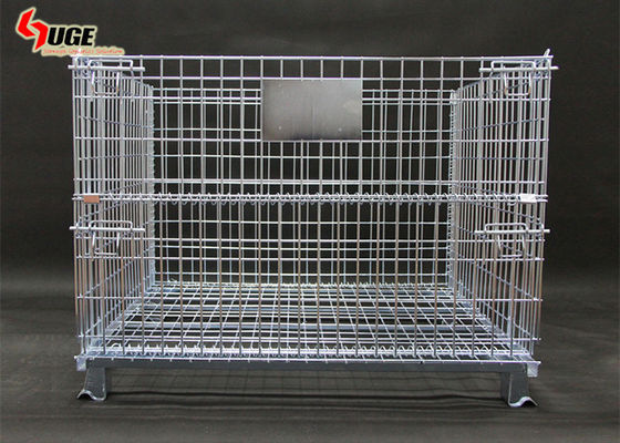 cage en acier de stockage de logistique de la grille 1500kg avec le diamètre à fil épais de 6mm