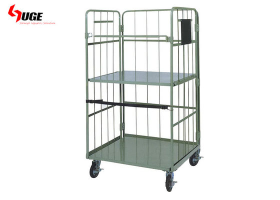 Chariot à conteneur de petit pain de deux portes avec la roulette silencieuse et capable de soutenir 500kg